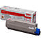 Cassette de toner 43865722 OKI, magenta