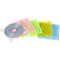 CD/DVD lege hoesjes, onbreekbaar, diverse kleuren, Slimcase, 20 stuks