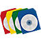 CD-/DVD papieren hoesjes, hersluitbaar, zichtvenster, diverse kleuren, 100 stuks