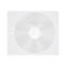 CD/DVD-Vliestaschen, abheftbar, Universal-Lochung, weiß