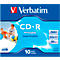 CD-R Datalife plus printable Verbatim, capacité 700 Mo, imprimable, Jewel Case 10 pièces