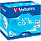 CD-R Verbatim, jusqu'à 52 fois, 700 Mo / 80 min., 10 jewel cases