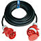 CEE-Verlängerung 16 A 400 V 10m H07RN-F 5x2,5 mm2 schwarz IP44