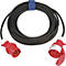 CEE-Verlängerung 16 A 400 V 25m H07RN-F 5x1,5 mm2 schwarz IP44