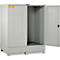 CEMO 320 depot voor gevaarlijke stoffen, staal, carterinhoud 320 l, afsluitbaar, B 1500 x D 1200 x H 1895 mm, voor 2 x 200 l/6 x 60 l