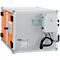 CEMO acculaadkast Premium 8/5, 1-fase, LockEX deurslot, rookmelder, akoestisch alarm, geventileerd, zonder stapelpoten, B 890 x D 660 x H 520 mm, lichtgrijs/puur oranje