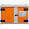 CEMO Akku-Ladeschrank 8/5 für Brandmeldeanlagen, 1-phasig, 6-fach Steckdosenleiste, belüftet, 2 Rauchmelder, B 830 x T 660 x H 520 mm, lichtgrau/reinorange