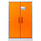 Cemo armoire de sécurité type 90 PROline 12/20, portes à fermeture automatique, L 1200 x P 600 x H 1950 mm, 33 litres, gris/orange