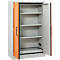 Cemo armoire de sécurité type 90 PROline 12/20, portes à fermeture automatique, L 1200 x P 600 x H 1950 mm, 66 litres, gris/orange