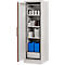 Cemo armoire de sécurité type 90 PROline 6/20, portes à fermeture automatique, charnières à gauche, L 600 x P 600 x H 1950 mm, 33 litres, gris/orange