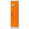 Cemo veiligheidskast type 90 PROline 6/20, zelfsluitende deuren, rechts scharnier, B 600 x D 600 x H 1950 mm, 33 liter, grijs/oranje