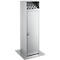 Cendrier, capacité 23 l, verrouillable, 1 clé incluse, L 380 x P 380 x H 880 mm, acier inoxydable