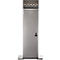 Cendrier, capacité 23 l, verrouillable, 1 clé incluse, L 380 x P 380 x H 880 mm, acier inoxydable