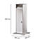 Cendrier, capacité 23 l, verrouillable, 1 clé incluse, L 380 x P 380 x H 880 mm, acier inoxydable