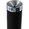 Cendrier « colonne », aluminium, Ø 300 x H 780 mm, noir