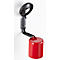 Cendrier de sécurité, H 100 x ø 90 mm, rouge