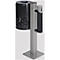 Cendrier poubelle, anthracite/anthracite/argent