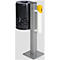 Cendrier poubelle, anthracite/blanc/jaune