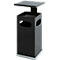 Cendrier-poubelle avec toit amovible, 72 L, anthracite