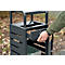 Cendrier/poubelle combinés pour intérieur et extérieur, L 330 x P 280 x H 880 mm