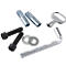 Cendrier/poubelle combinés pour intérieur et extérieur, L 330 x P 280 x H 880 mm