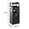 Cendrier/poubelle combinés pour intérieur et extérieur, L 330 x P 280 x H 880 mm