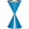 Cendrier sur pied - en plastique recyclable - 6 L - bleu