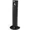 Cendrier sur pied Metropolitan Rubbermaid, aluminium, bac intérieur de 6 L, pour l'extérieur, noir