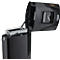 Cendrier sur pied Metropolitan Rubbermaid, aluminium, bac intérieur de 6 L, pour l'extérieur, noir