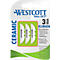 Package with 3 ceramic blades. The package shows the WESTCOTT brand, 'CERAMIC' and advertising texts about the benefits.