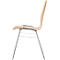 Chaise coque 710, empilable, coque d'assise arrondie, naturel
