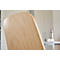 Chaise coque 710, empilable, coque d'assise arrondie, vert