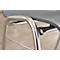 Chaise coque 720, empilable, coque d'assise conique, gris