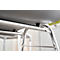Chaise coque 720, empilable, coque d'assise conique, gris