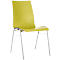 Chaise coque 720, empilable, coque d'assise rectangulaire, vert