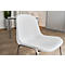 Chaise coque Beta - empilable - l. 400 x P 420 x H 460 mm - résistante aux désinfectants -piètement chromé - blanc