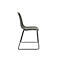 Chaise coque Topstar T2020, base traîneau, coque d'assise ergonomique, empilable jusqu'à 4 pièces, hauteur d'assise 450 mm, jeu de 2, sans accoudoirs, gris/noir
