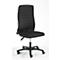 Chaise de bureau Prosedia ECCON plus-3, contact permanent, sans accoudoirs, dossier rembourré, avec support lombaire, assise plate, noir