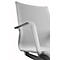 Chaise de bureau Sitness Life 40, avec accoudoirs, mécanisme 3D, assise plate, dossier en filet, blanc/blanc