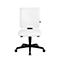 Chaise de bureau Topstar LIGHTSTAR 10, sans accoudoirs, mécanisme synchrone, assise plate, cuir synthétique résistant aux désinfectants, blanc/noir