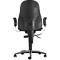 Chaise de bureau Topstar SENSUM, contact permanent, avec accoudoirs, soutien lombaire, assise orthopédique 3D, noir