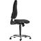 Chaise de bureau Topstar SUPPORT SY, sans accoudoirs, mécanisme synchrone, siège à disque intervertébral, cuir synthétique résistant aux désinfectants, noir/argent chromé