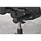 Chaise de bureau WIKI, avec accoudoirs, dossier en maille, structure en plastique, noir