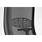 Chaise de bureau WIKI, avec accoudoirs, dossier en maille, structure en plastique, verte