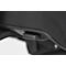 Chaise de bureau WIKI, avec accoudoirs, dossier en tissu, structure en plastique, rouge foncé