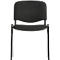 Chaise de conférence ISO Basic - empilable - piètement chromé – noir