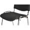 Chaise empilable ISO Basic, armature chromée, bleu