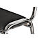Chaise empilable ISO Basic, armature chromée, bordeaux