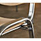 Chaise empilable ISO Wood, empilable jusqu'à 12 pièces, noir