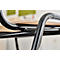 Chaise pour collectivités - empilable - L 385 x P 390 x H 490 mm - piètement noir - hêtre